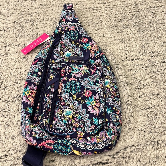 Nwt Vera Bradley Sling Backpack French 